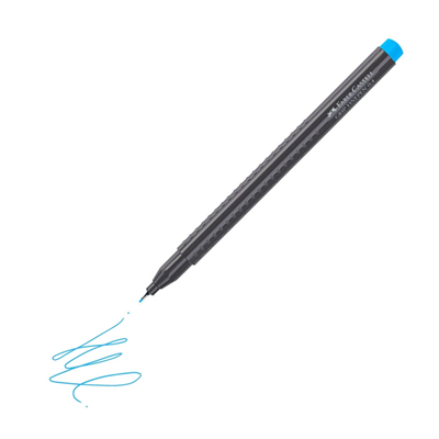Faber Castell Grip Finepen 0.4 Keçeli Kalem Mavi