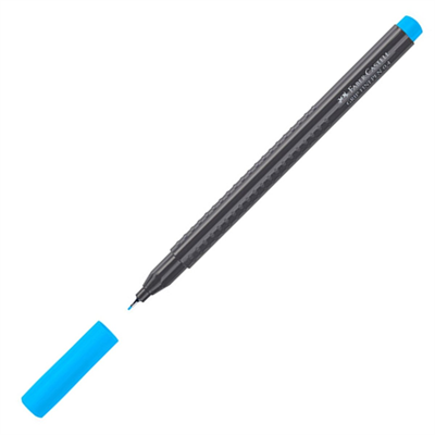 Faber Castell Grip Finepen 0.4 Keçeli Kalem Mavi