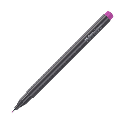 Faber Castell Grip Finepen 0.4 Keçeli Kalem Açık Mor