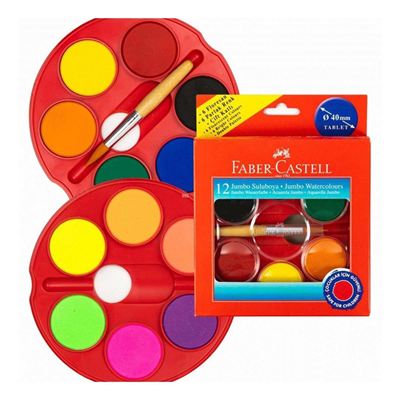 Faber-Castell Little Creatives Jumbo Suluboya 12li