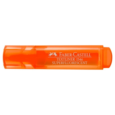 Faber Castell Şeffaf Gövde Fosforlu Kalem 1546 Turuncu