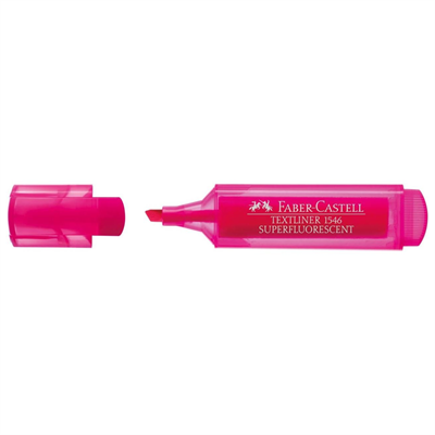 Faber Castell Şeffaf Gövde Fosforlu Kalem 1546 Pembe