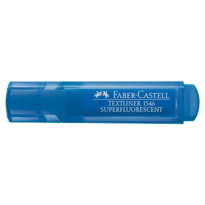 Faber Castell Şeffaf Gövde Fosforlu Kalem 1546 Mavi