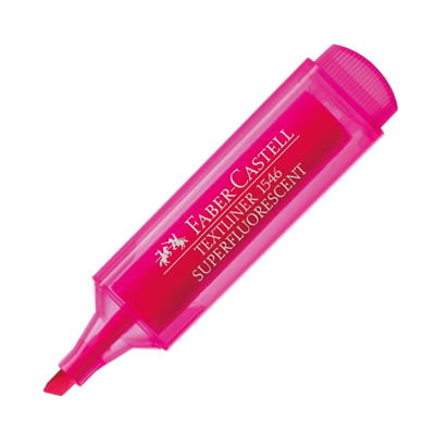 Faber Castell Şeffaf Gövde Fosforlu Kalem 1546 Pembe