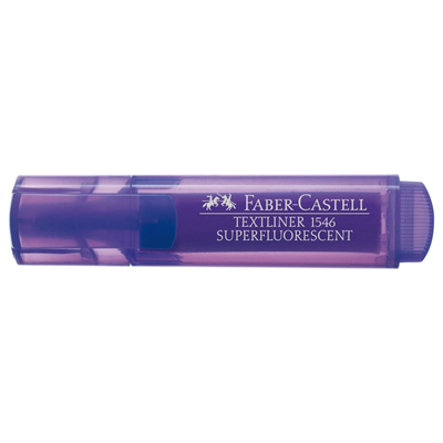 Faber Castell Şeffaf Gövde Fosforlu Kalem 1546 Mor