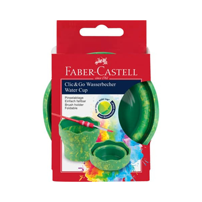 Faber-Castell Suluboya Suluğu,Click&Go Yeşil Marbl