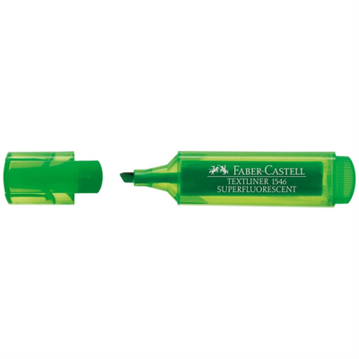 Faber Castell Şeffaf Gövde Fosforlu Kalem 1546 Yeşil