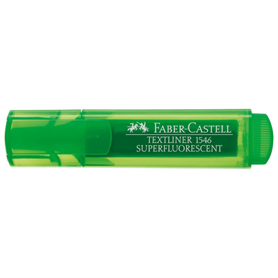 Faber Castell Şeffaf Gövde Fosforlu Kalem 1546 Yeşil
