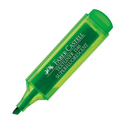 Faber Castell Şeffaf Gövde Fosforlu Kalem 1546 Yeşil