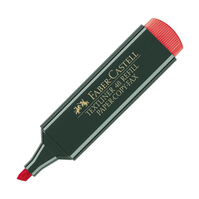 Faber-Castell Textliner 48 Fosforlu Kırmızı Kalem 154821