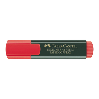 Faber-Castell Textliner 48 Fosforlu Kırmızı Kalem 154821