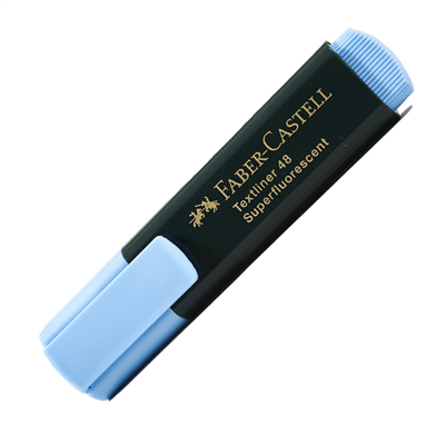 Faber-Castell Textliner 48 Fosforlu Mavi Kalem 154851