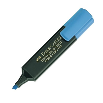 Faber-Castell Textliner 48 Fosforlu Mavi Kalem 154851