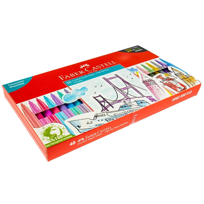 Faber-Castell Comfort Keçeli Kalem 48 Renk