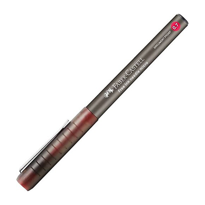 FABER-CASTELLFABER FREE INK NEEDLE 07 ROLLER KALEM KIRMIZI4005403482213