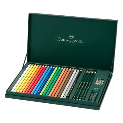 Faber Polychromos&Castell 9000 Boya Kalemi Set