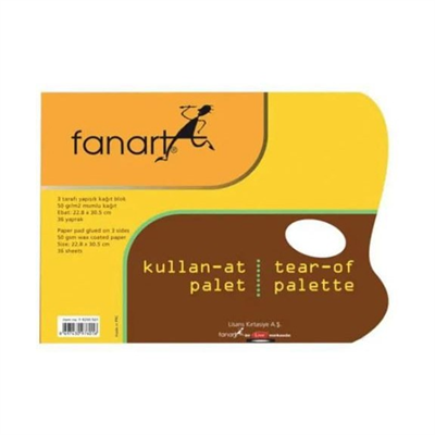 Fanart F-9250 Academy Kullan-At Kağıt Palet 22.8X30.5