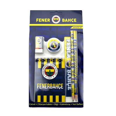 YıldırımFenerbahçe Kırtasiye Seti Not Defterli 010 6Lı8698684372715