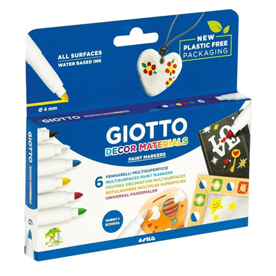 Giotto Decor Marker Kalem Seti 6lı