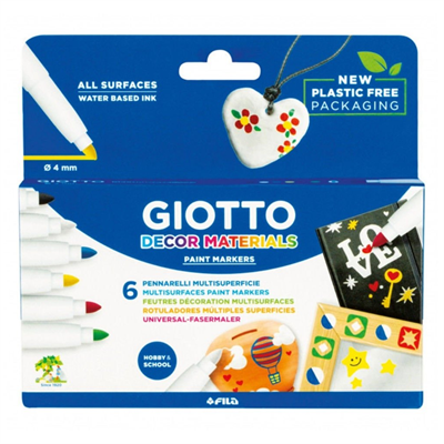 Giotto Decor Marker Kalem Seti 6lı