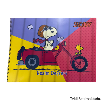Gıpta Resim Defteri 25X35 15Yp Snoopy