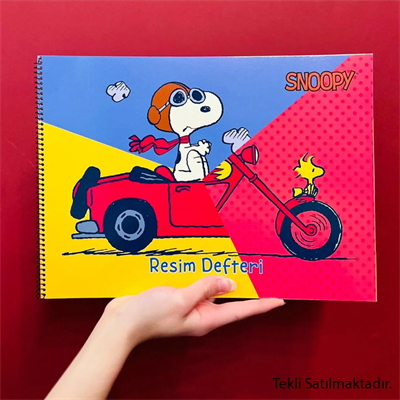 Gıpta Resim Defteri 25X35 15Yp Snoopy