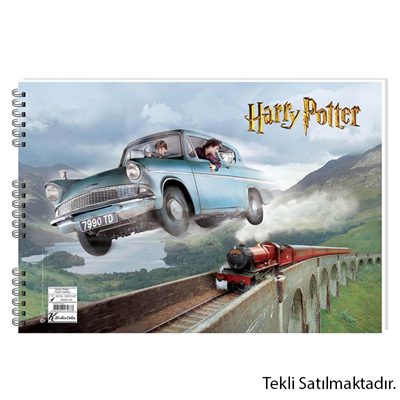 Harry Potter 35*50 15Yp Spiralli Resim Defteri