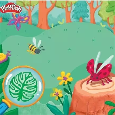 Play Doh Işıklı Mikroskop Oyun Seti