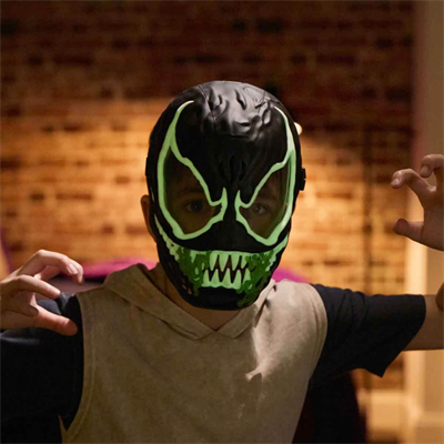 Hasbro Sesli Spider-Man Venom Versus Karanlıkta Parlayan Venom Maske
