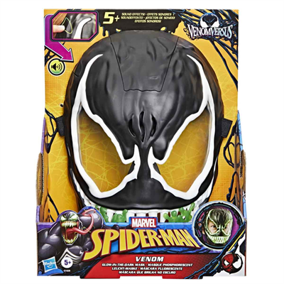 Hasbro Sesli Spider-Man Venom Versus Karanlıkta Parlayan Venom Maske