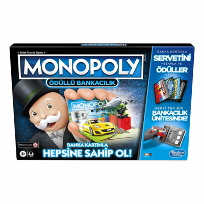 Hasbro Monopoly Ödüllü Bankacılık Oyunu E8978