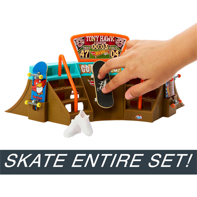 Hot Wheels Skate Parmak Kaykay Macerasına Başlangıç Seti HGT91 - Stadium Skatepark