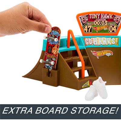 Hot Wheels Skate Parmak Kaykay Macerasına Başlangıç Seti HGT91 - Stadium Skatepark