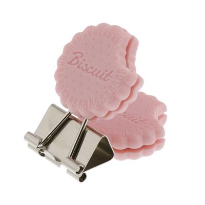 Icon Bisküvi Saplı Çelik Kıskaç Pembe