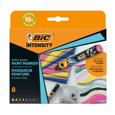 Bic İntensity Paint Marker Kalem 8 Renk Vivid Tonlar