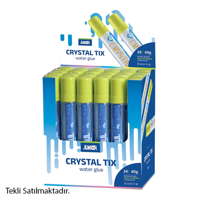 Junıor 131100 Crystal Tix, Sıvı Tutkal, 40G 24*432