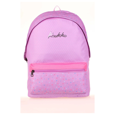 Kaukko Hat Sırt Çantası (Lılac Hearts)