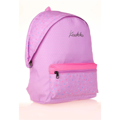 Kaukko Hat Sırt Çantası (Lılac Hearts)