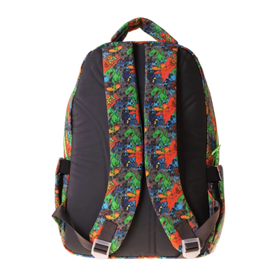 Kaukko Kids Erkek Çocuk Street Dinazor Baskılı (Street) Altı Bölmeli Ilkokul Sırt Çantası - L5414