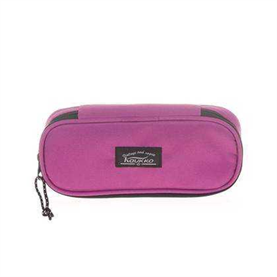 Kaukko Özel Bölmeli Kalem Çantası Mürdüm