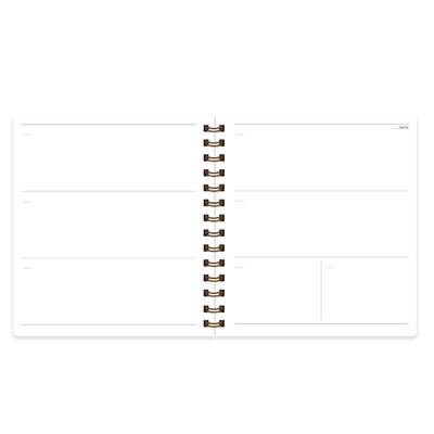 Keskin Color 19x21 Sert Kapak Spiralli Süresiz Ajanda