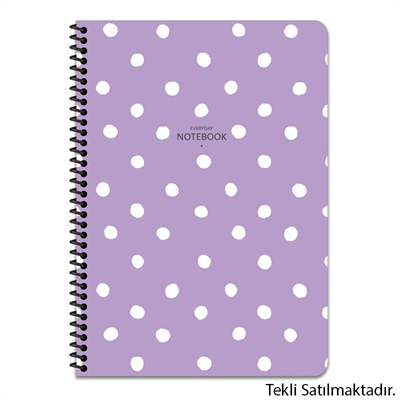 Keskin Color Puantiye A4 Pp Kapak Spiralli Defter Kareli 80 Yp 321122-99