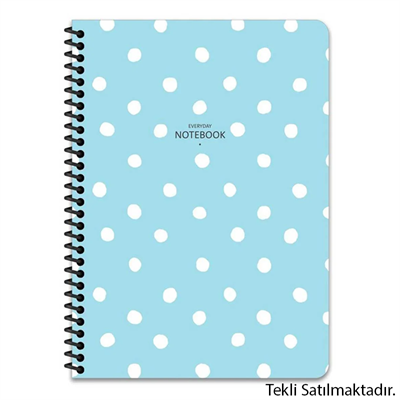 Keskin Color Puantiye A4 Pp Kapak Spiralli Defter Kareli 80 Yp 321122-99