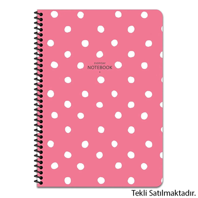 Keskin Color Puantiye A4 Pp Kapak Spiralli Defter Kareli 80 Yp 321122-99
