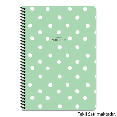 Keskin Color Puantiye A4 Pp Kapak Spiralli Defter Kareli 80 Yp 321122-99