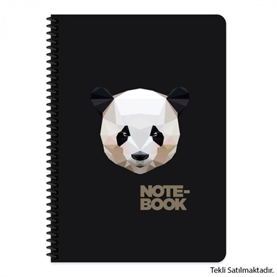 Keskin Color Jungle A4 Spiralli Karton Kapak 80 Yp. Kareli Defter 385712-99