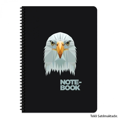 Keskin Color Jungle A4 Spiralli Karton Kapak 80 Yp. Kareli Defter 385712-99