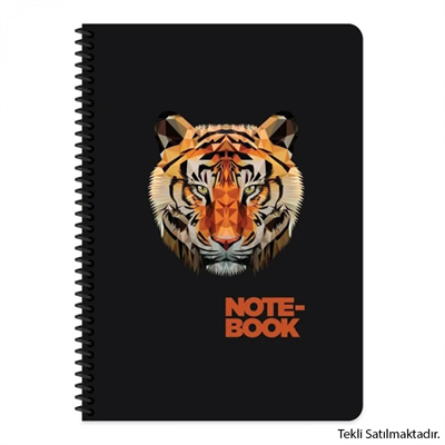 Keskin Color Jungle A4 Spiralli Karton Kapak 80 Yp. Kareli Defter 385712-99