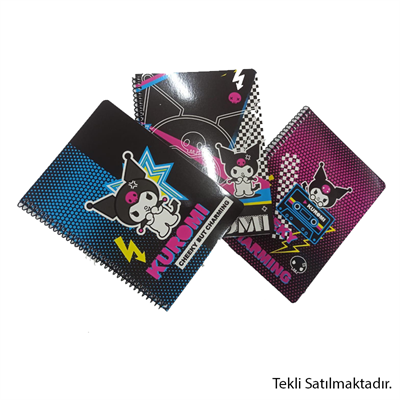 Keskin Kuromi Defter 80 Yp. Kareli Spr. Karton Kapak