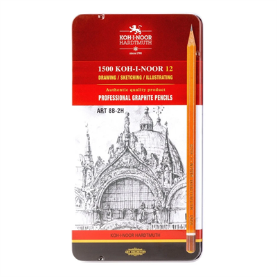 Koh-i Noor Dereceli Eskiz Cizim Kalem Seti 1502 8B-2H